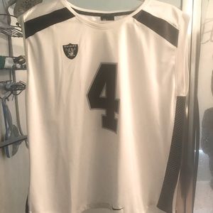 COPY - Las Vegas Raiders Carr basketball/Football crossover jersey